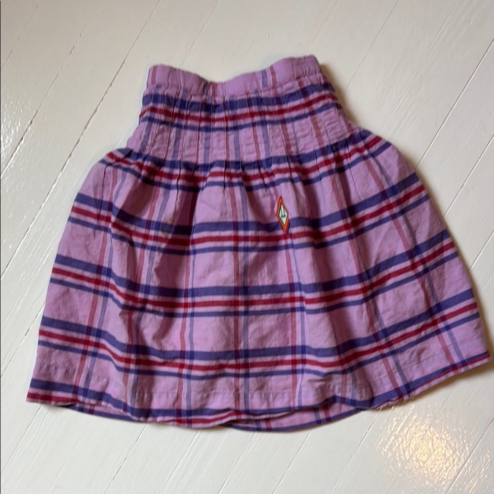 The Animals Observatory Lilac Plaid Skirt - size 4
